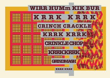 Abstract Soundscape with Text and Patterns