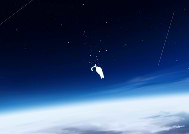 Celestial Cat: A Cosmic Journey