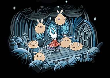 Hollow Knight silksong with Lemmings