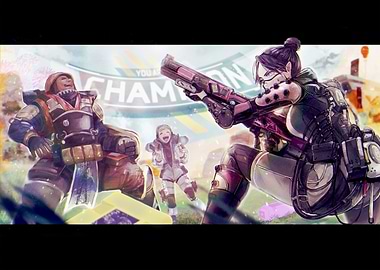 Apex Legends Victory Celebration Artwork