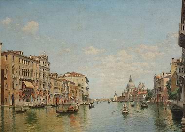 Venice Canal Painting