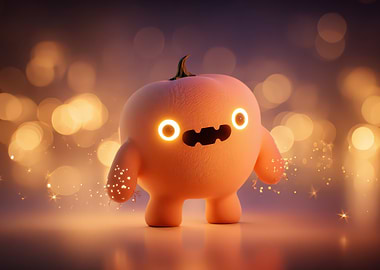 Cute Pumpkin Character