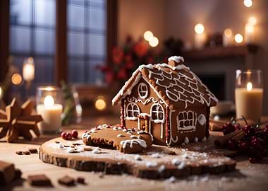 Gingerbread House Christmas Decoration