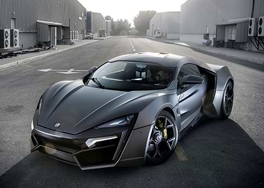 Lykan Hypersport on the Road