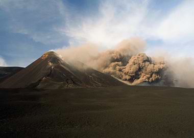 Volcanic Eruption Landscape