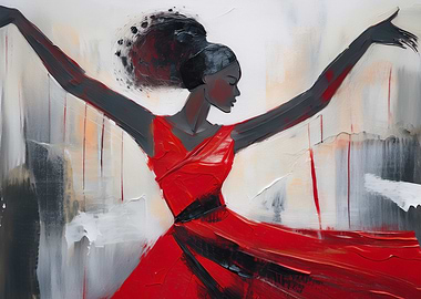 Red Dress Dancer