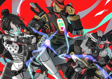 Apex Legends characters digital art