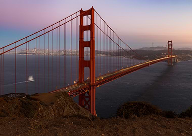 Golden Gate Bridge at Dusk