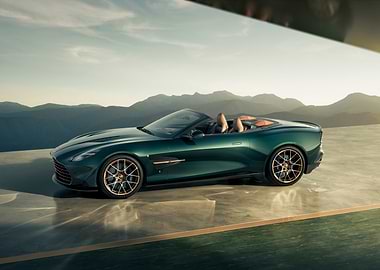 Green Aston Martin DBR22 Convertible