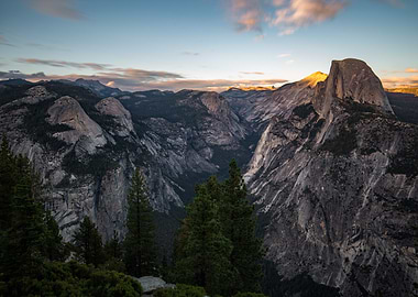 Yosemite National Park at Sunset