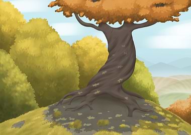 Nature Dressed In Autumn Colors