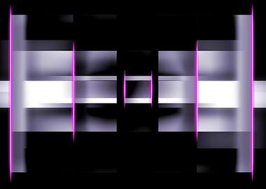 Abstract Purple and Gray Geometric Design