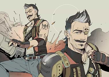 Fuse Apex Legends Character Illustration
