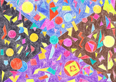 Geometric Celebration - Color Block Party