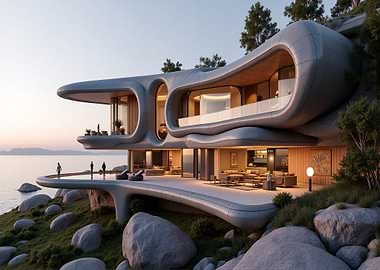 Futuristic Coastal Home Architecture