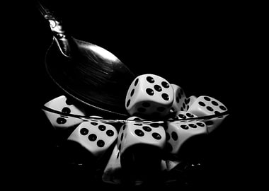 Dice and Spoon Still Life