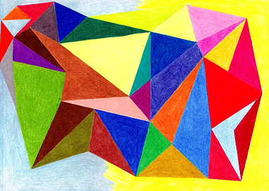 Prism Explosion - Angular Rainbow