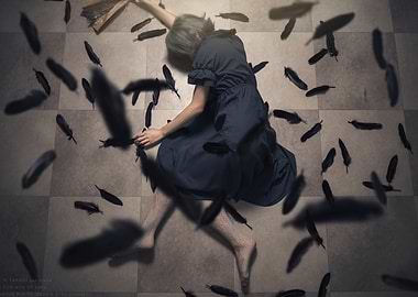 Fallen Angel: Dark Feathers and Despair