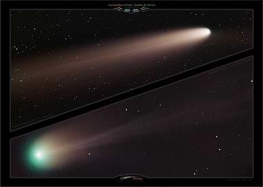 Tsuchinshan-ATLAS and Demon Comets (12P/Pons-Brooks) in Space