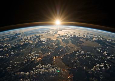 Earth Sunrise from Space