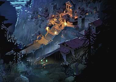 Hades Game Environment Illustration