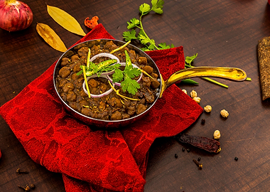 Chana Masala Dish Presentation