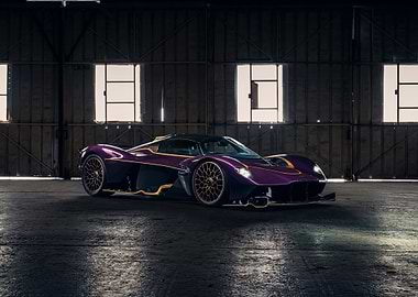 aston martin purple gold