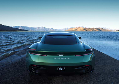 Aston Martin DB12 by the Lake
