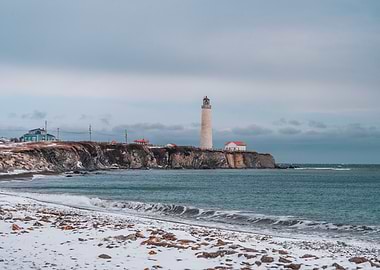 lighthouse on the coast of Canada