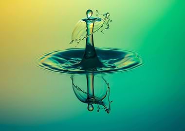 Water Drop Collision Photography