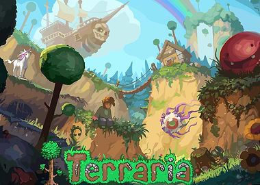 Terraria Game Cover Art