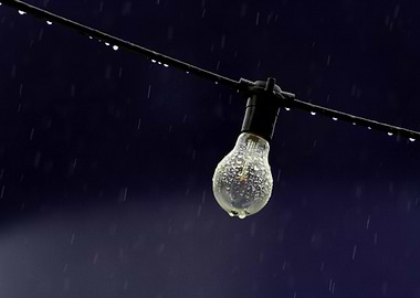 Rainy Lightbulb