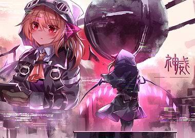 Anime Girl with Futuristic Elements