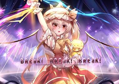 Anime Girl with Magical Powers