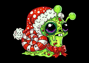 Zombie Christmas Snail
