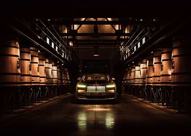 Rolls-Royce Spectre in Barrel Room
