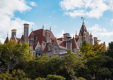 Castle with Red Roof