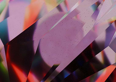 Abstract Geometric Shapes with Soft Colors