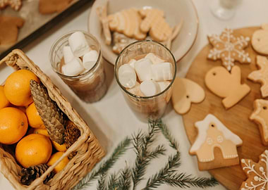 Festive Holiday Treats and Hot Chocolate