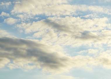 Clouds in a blue sky