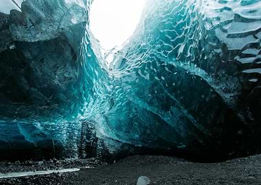 Inside an Ice Cave