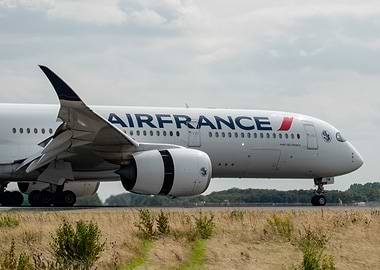 Air France A350-900 on the runway