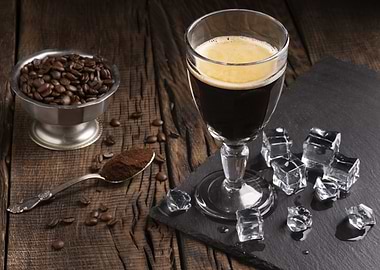 Iced Coffee Still Life