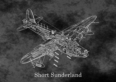 Short Sunderland Blueprint