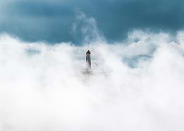 Lighthouse in the Clouds