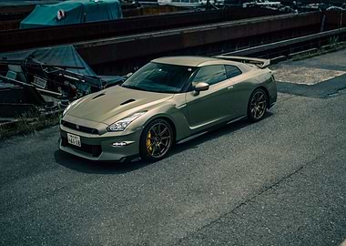 Nissan GT-R on Asphalt
