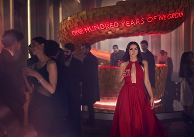 Ana de Armas at a party