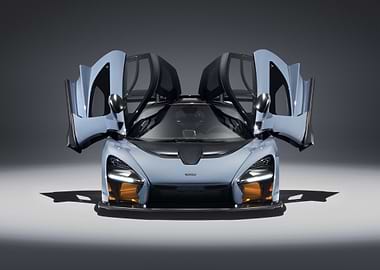 McLaren Senna front view, doors open