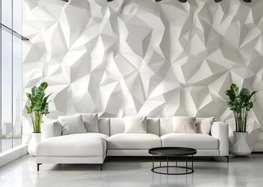 Modern White Living Room Interior Design