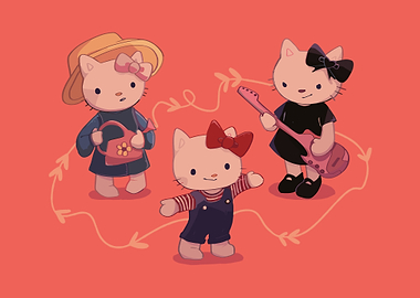 Hello Kitty Trio